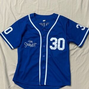 Kids Blue Baseball Jersey